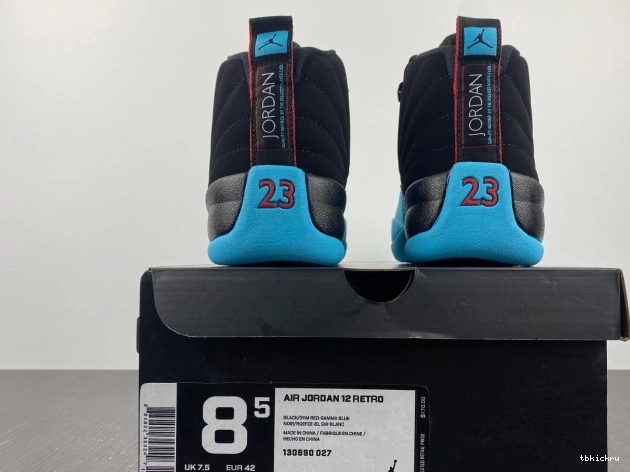 Rep TBkick 130690-027 Retro Gamma Jordan 12 Blue 0630